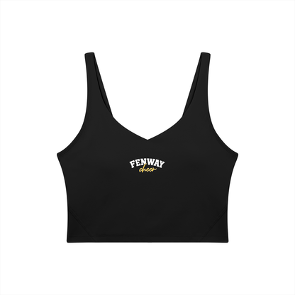 Cursive Fenway Women's V-Neck Yoga Sports Bra