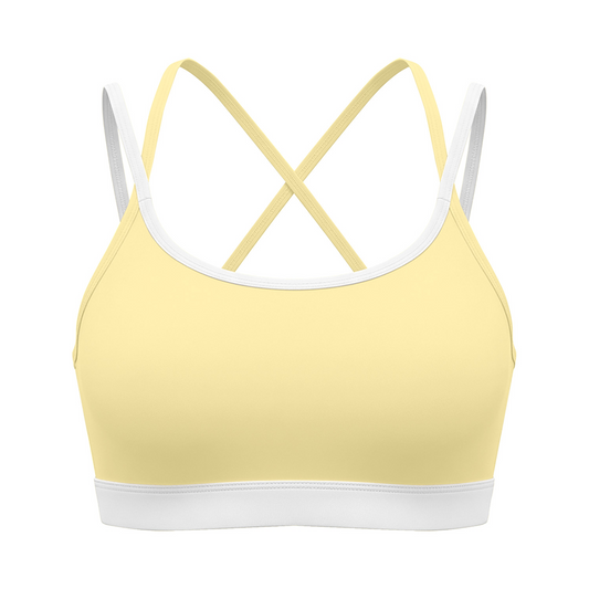 Women's Color Block Yoga Sports Bra