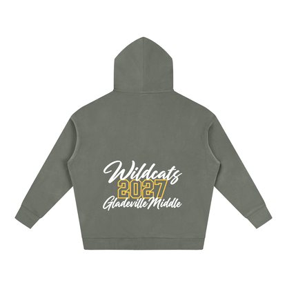 Cursive Front Gladeville Oversize Fleeced Hoodie