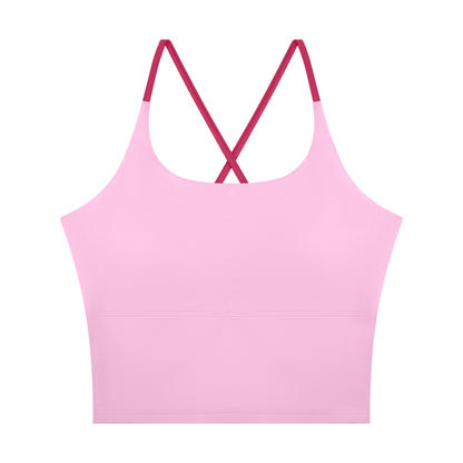 Strive Colorblock Crop Tank