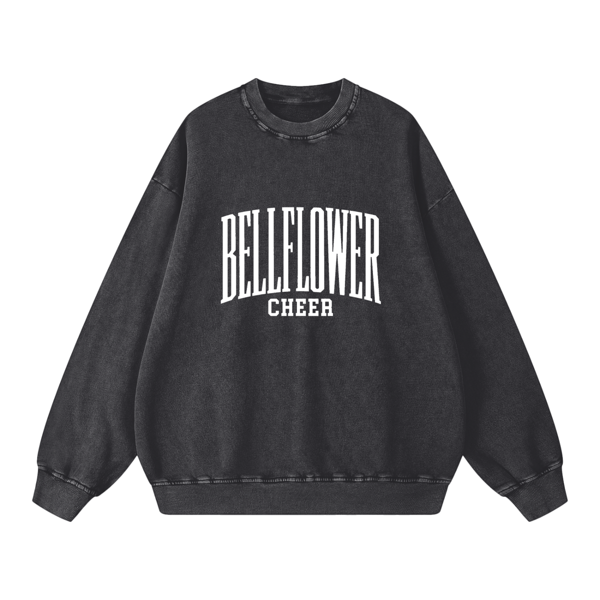 Basic 3 Bellflower Snow Washed Oversized Sweatshirt