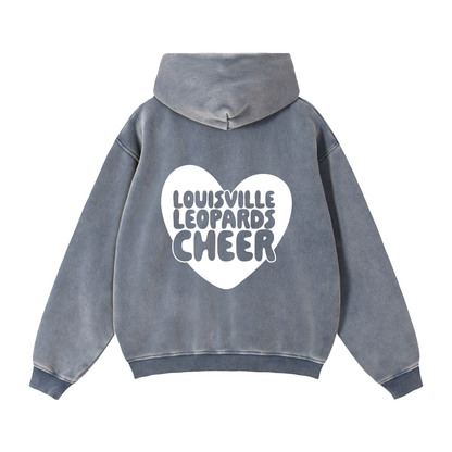 Washed Zip Up Hoodie