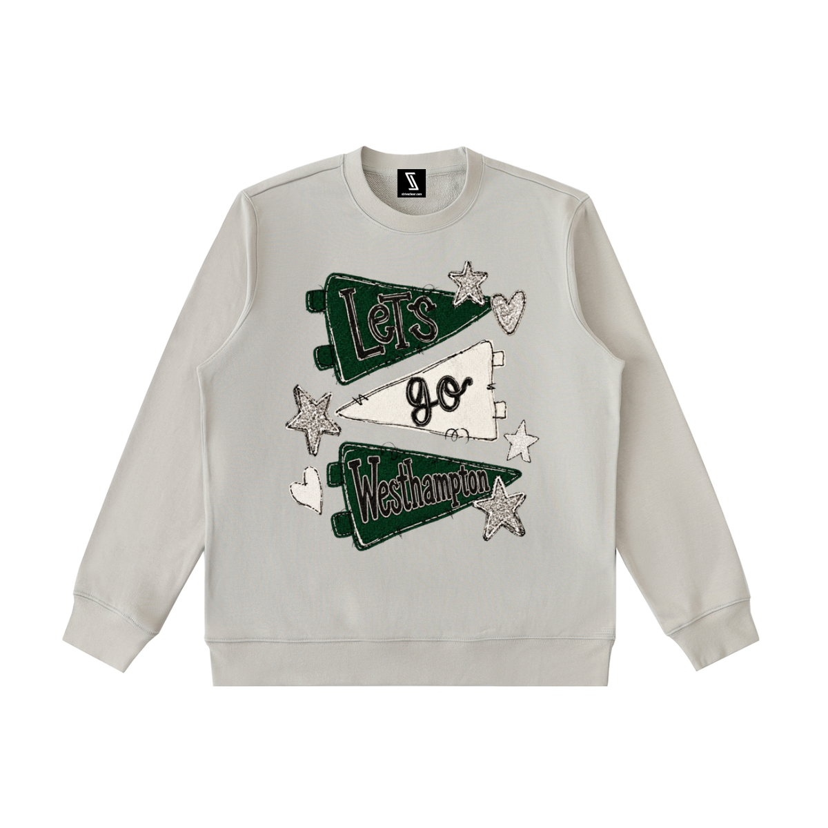 Lets Go Westhampton Essential Heavyweight Crewneck Sweatshirt