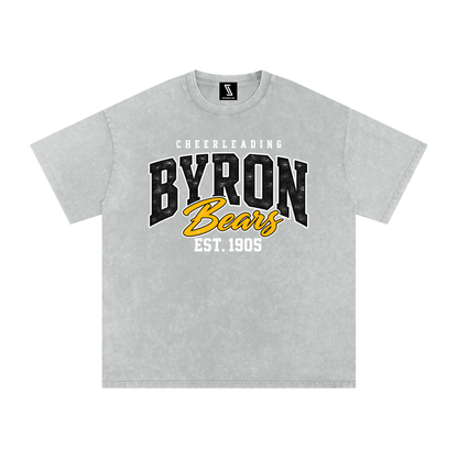 Vintage Byron Snow Washed Oversized Cotton T-Shirt