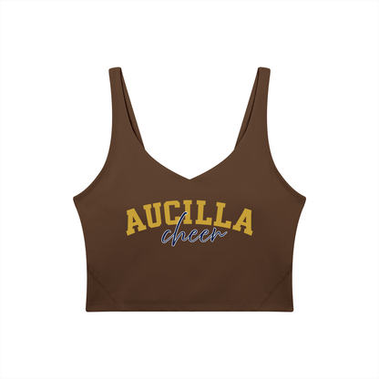 Cursive Aucilla Women's V-Neck Yoga Sports Bra