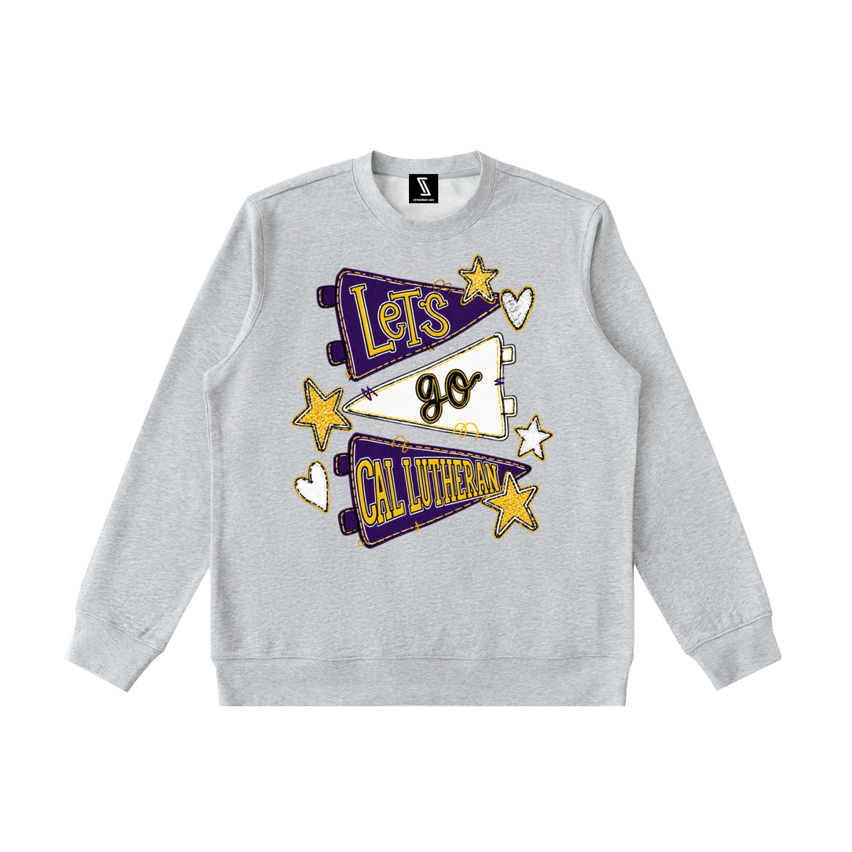 Lets Go Cal Lutheran Essential Heavyweight Crewneck Sweatshirt