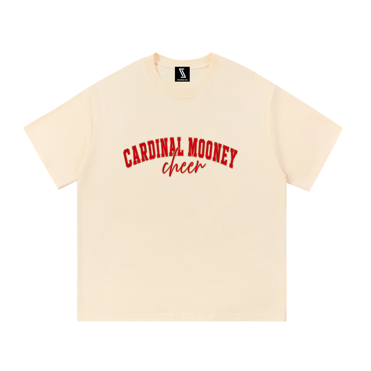 Cursive Cardinal Mooney Essential Cotton T-Shirt