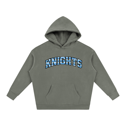 Striped Knights Oversize Fleeced Hoodie