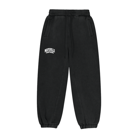 Basic 2 White Maysville Fleeced Jogger Sweatpants