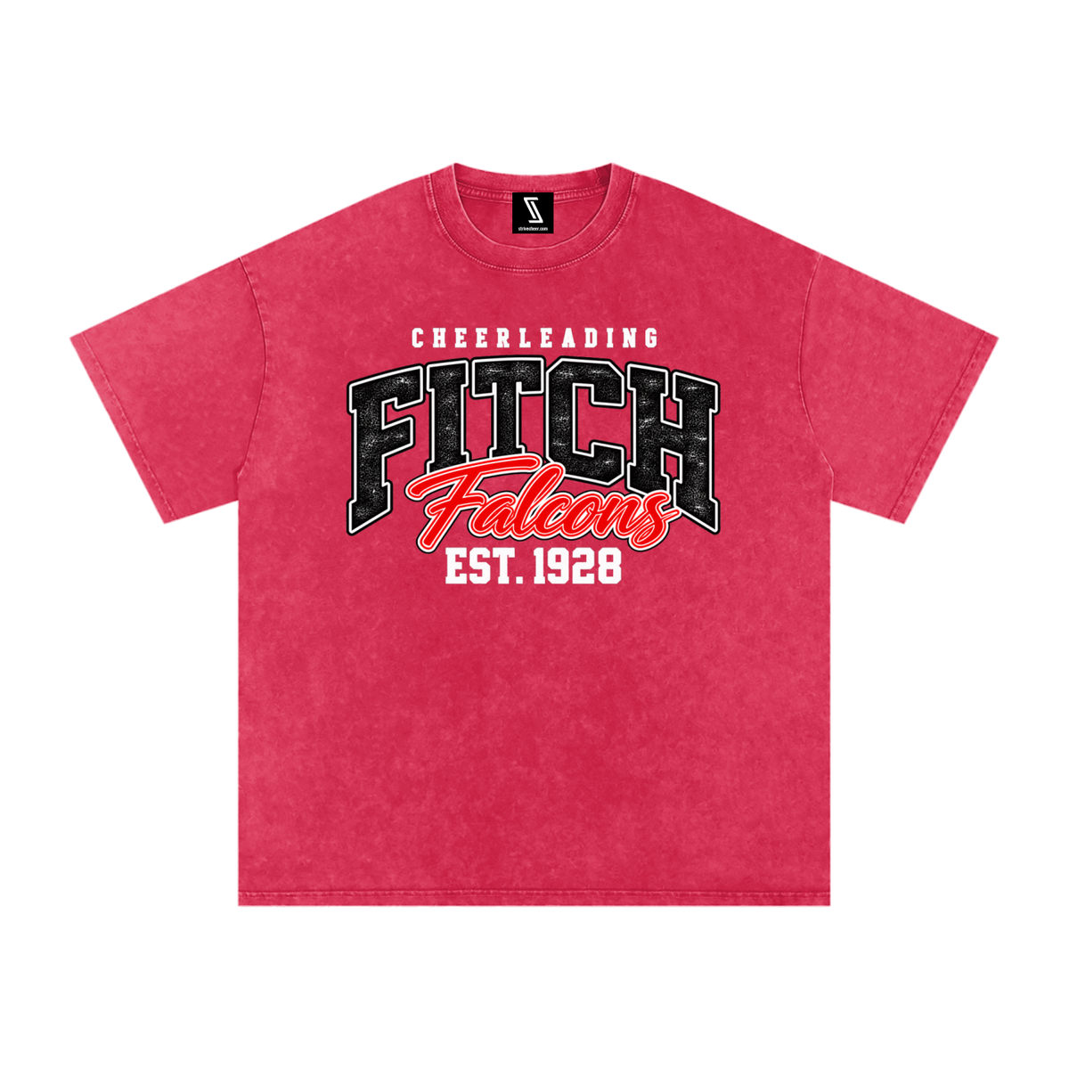 Vintage Fitch Snow Washed Oversized Cotton T-Shirt