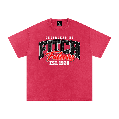 Vintage Fitch Snow Washed Oversized Cotton T-Shirt