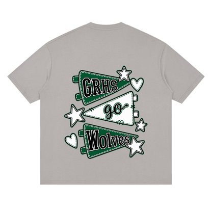 Lets Go Green River Oversized Drop Shoulder T-Shirt