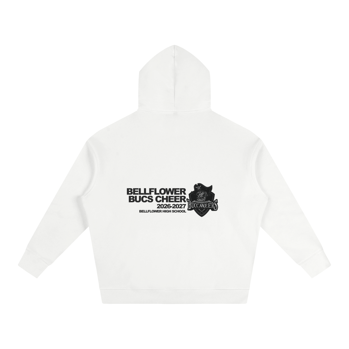 Vector Star Front Bellflower Oversize Fleeced Hoodie