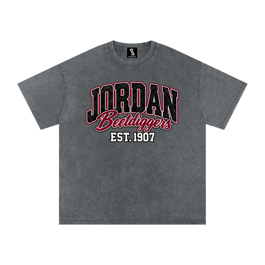 Vintage Jordan Snow Washed Oversized Cotton T-Shirt