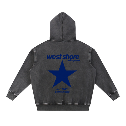 Big Star West Shore Snow Wash Fleece Oversize Hoodie