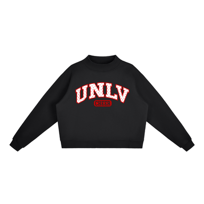 Essential Fleece Mock-Neck Crew Sweatshirt