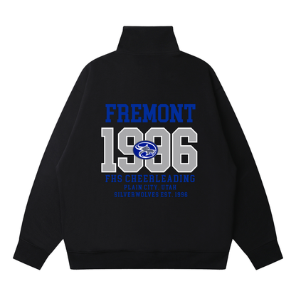 Quarter-Zip Drop Shoulder Sweatshirt