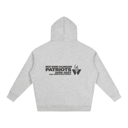Vector Star Front West Shore Oversize Fleeced Hoodie