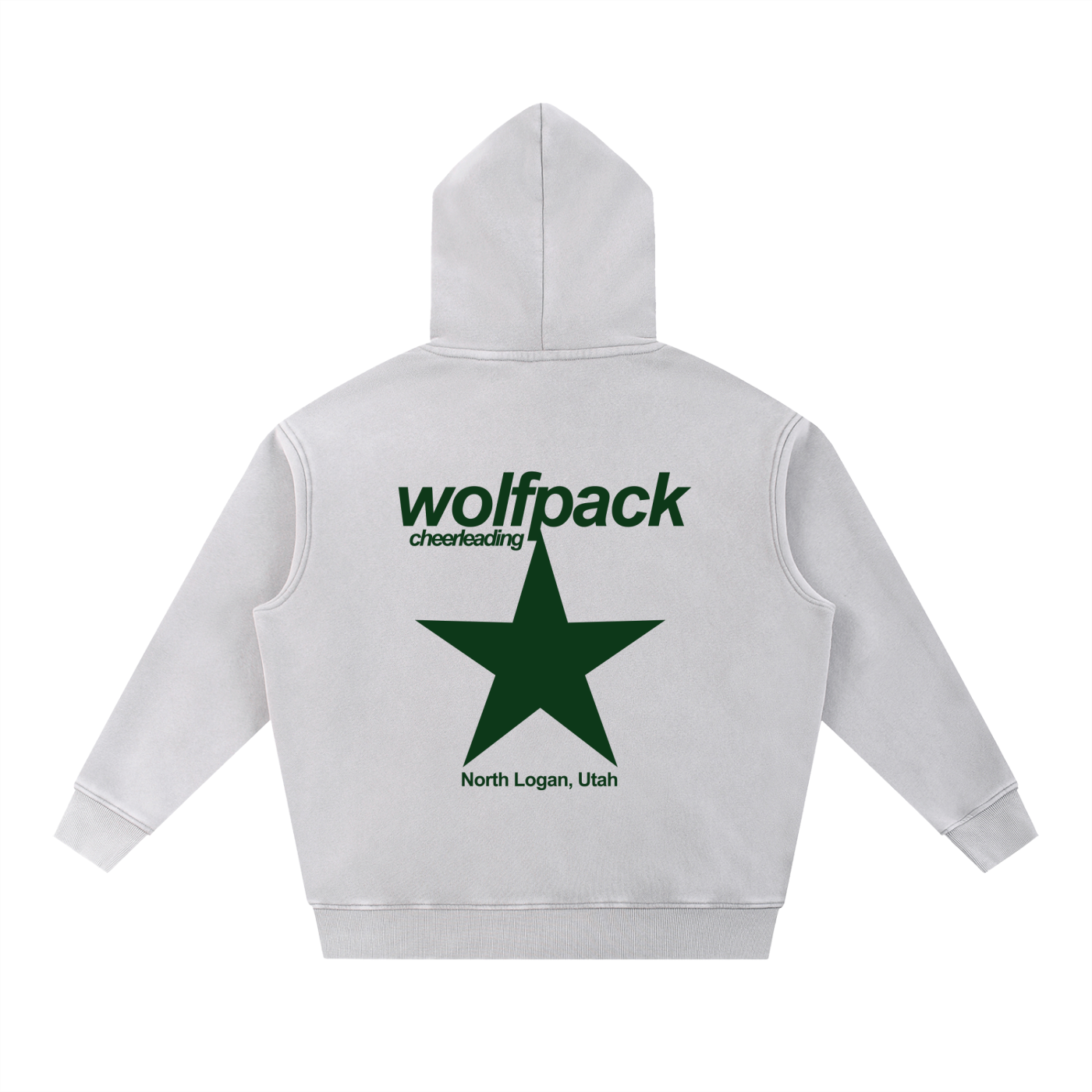 Snow Wash Fleece Oversize Hoodie