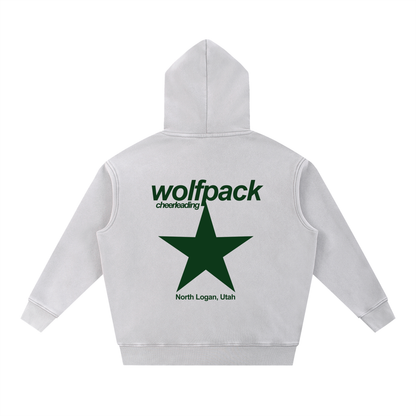 Snow Wash Fleece Oversize Hoodie