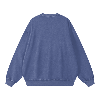 Basic 3 Taylorsville Snow Washed Oversized Sweatshirt