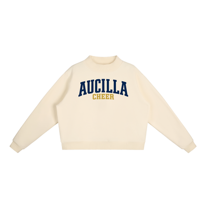 Basic 1 Aucilla Essential Fleece Mock-Neck Crew Sweatshirt