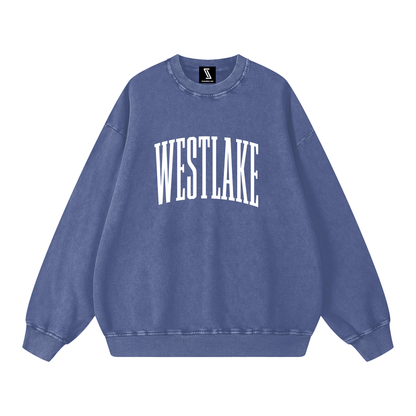 Snow Washed Oversized Sweatshirt