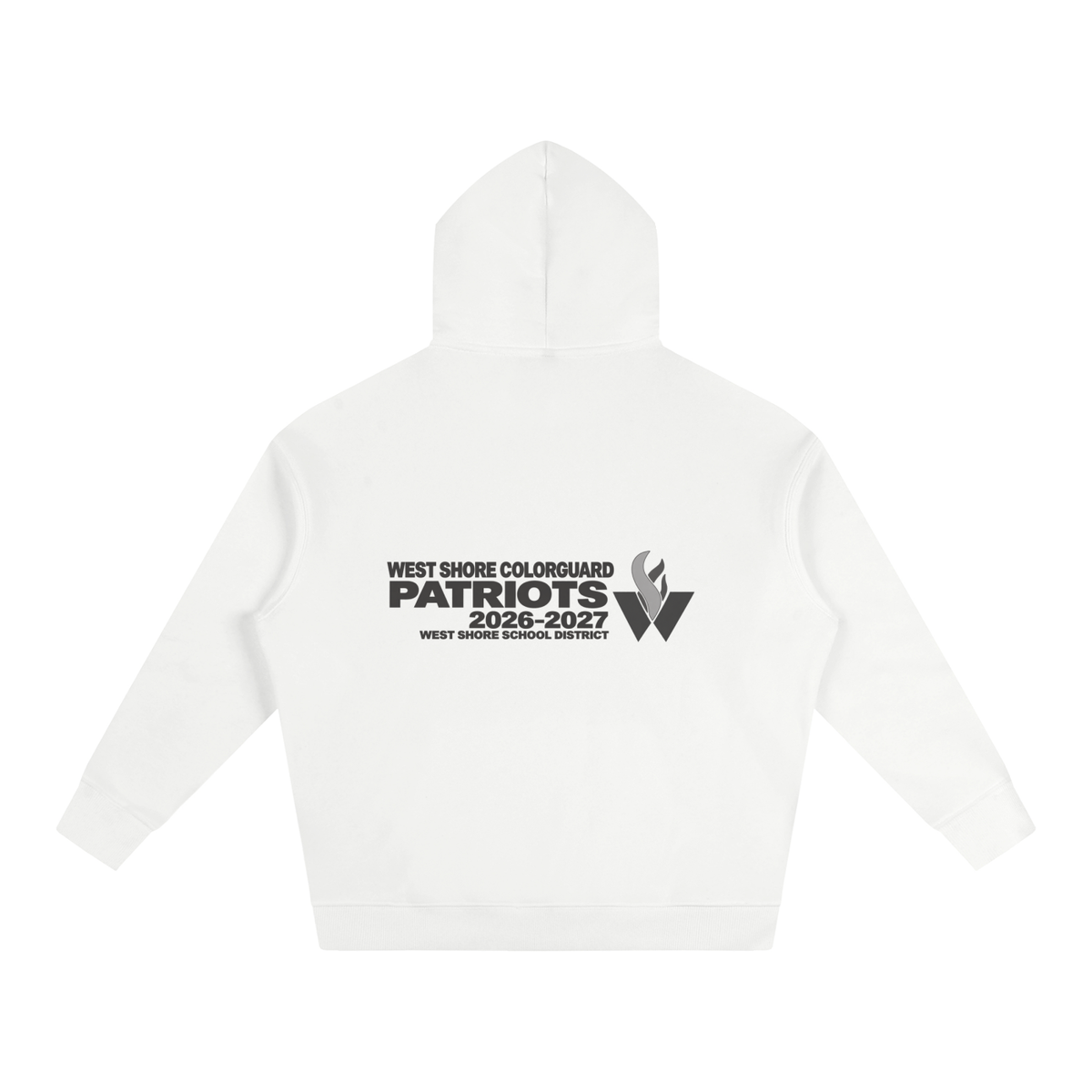 Vector Star Front West Shore Oversize Fleeced Hoodie