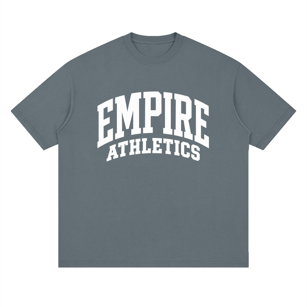 Basic 2 White Empire Oversized Drop Shoulder T-Shirt