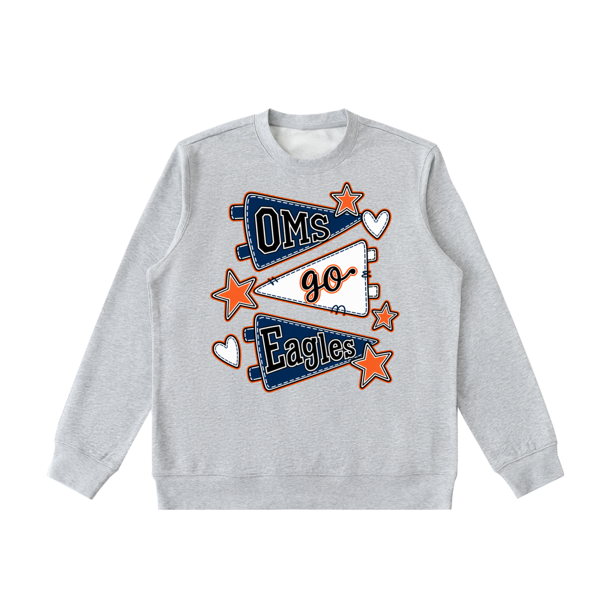 Lets Go Oakland Middle Essential Heavyweight Crewneck Sweatshirt