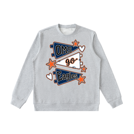Lets Go Oakland Middle Essential Heavyweight Crewneck Sweatshirt