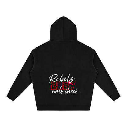 Cursive Front UNLV Oversize Fleeced Hoodie