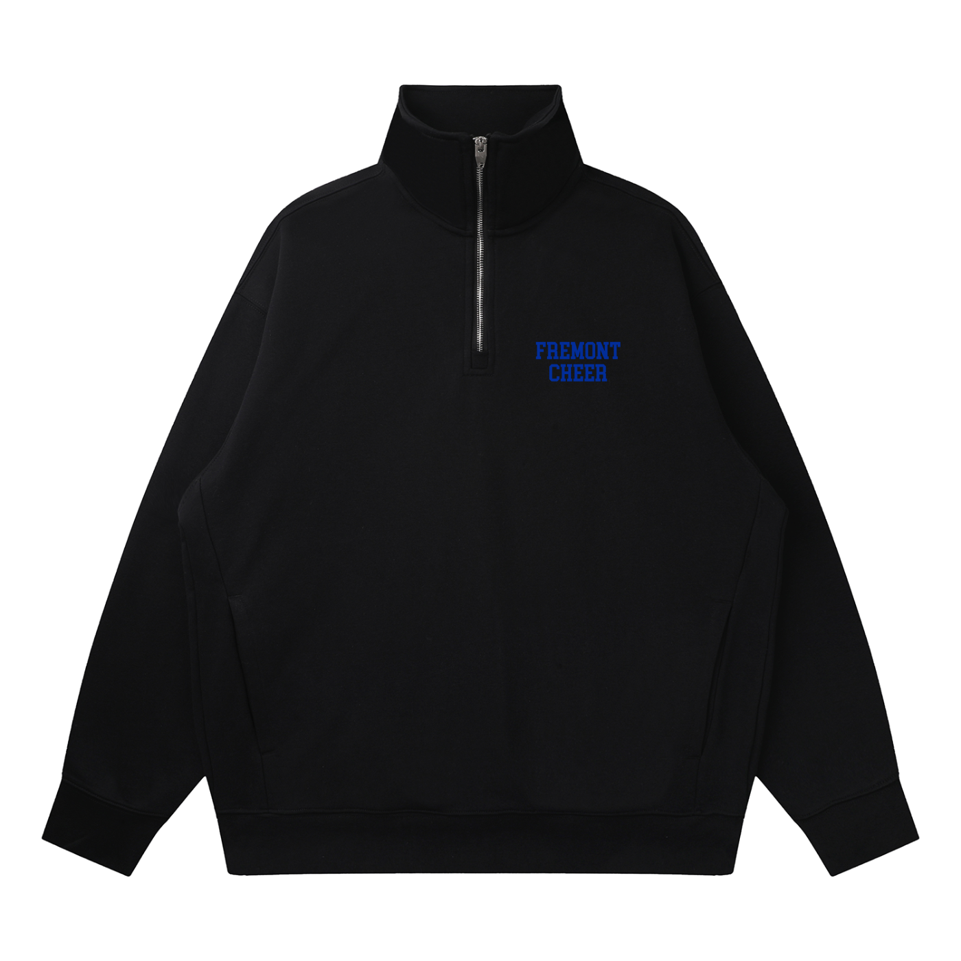 Quarter-Zip Drop Shoulder Sweatshirt