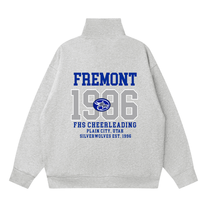 Quarter-Zip Drop Shoulder Sweatshirt