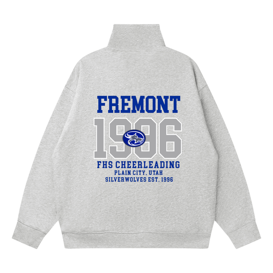 Quarter-Zip Drop Shoulder Sweatshirt