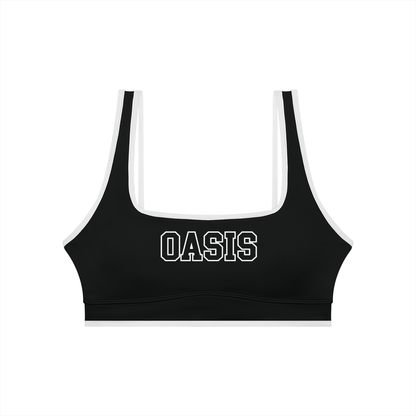 Basic 4 Oasis Women's Color Block Yoga Sports Bra