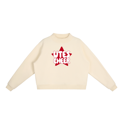 Star Utes Essential Fleece Mock-Neck Crew Sweatshirt