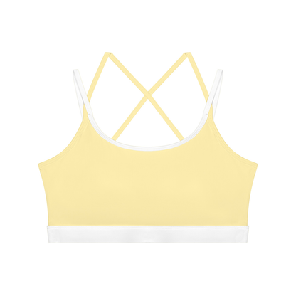 Women's Color Block Yoga Sports Bra