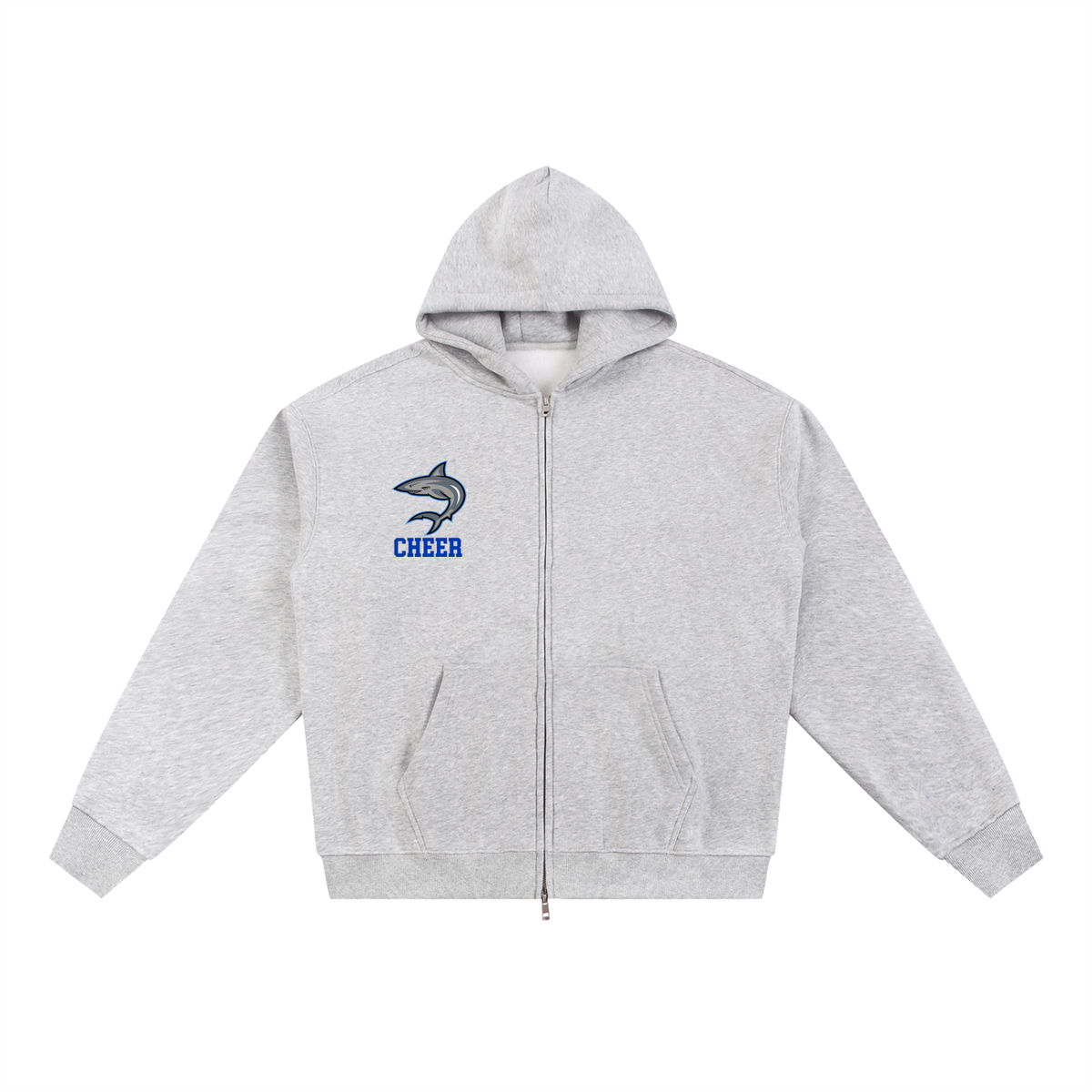 Simple Saint James Essential Fleece Zip-Through Hoodie