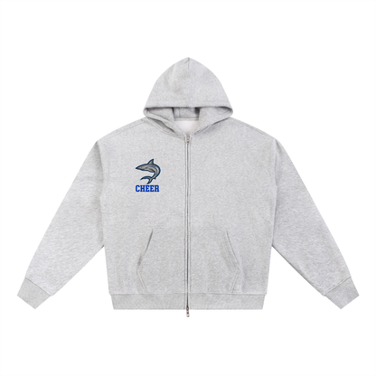 Simple Saint James Essential Fleece Zip-Through Hoodie
