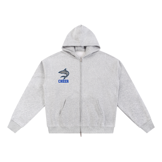 Simple Saint James Essential Fleece Zip-Through Hoodie