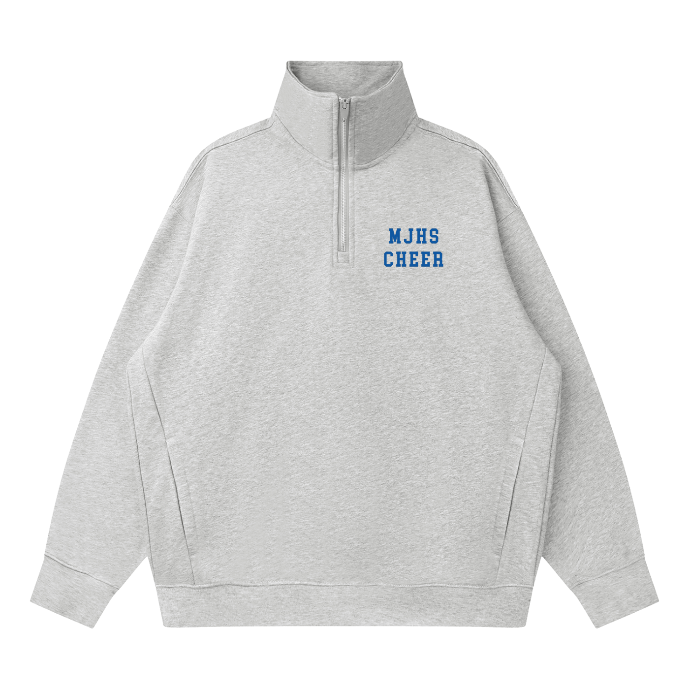 Quarter-Zip Drop Shoulder Sweatshirt