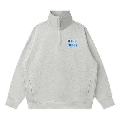 Quarter-Zip Drop Shoulder Sweatshirt