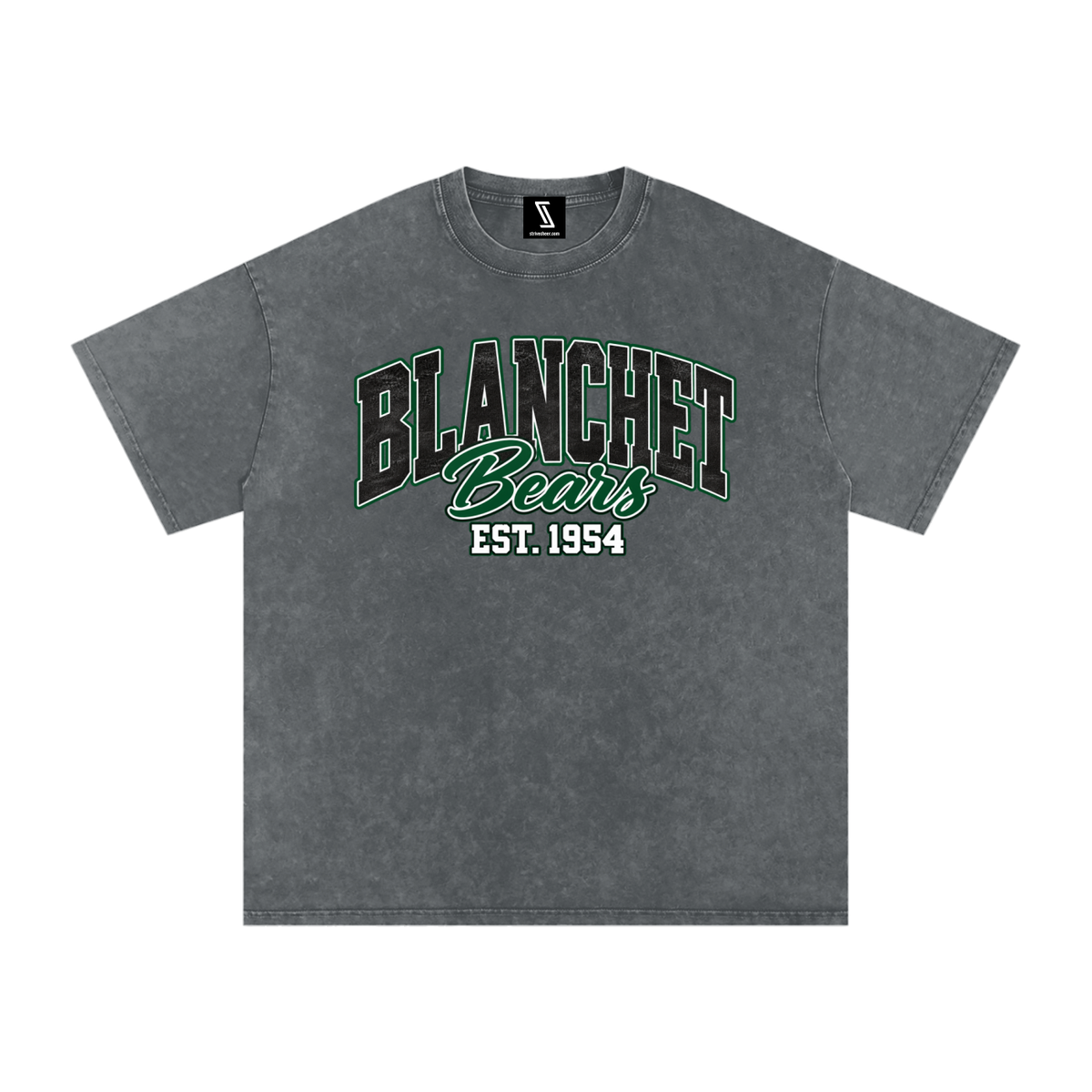 Vintage Blanchet Snow Washed Oversized Cotton T-Shirt