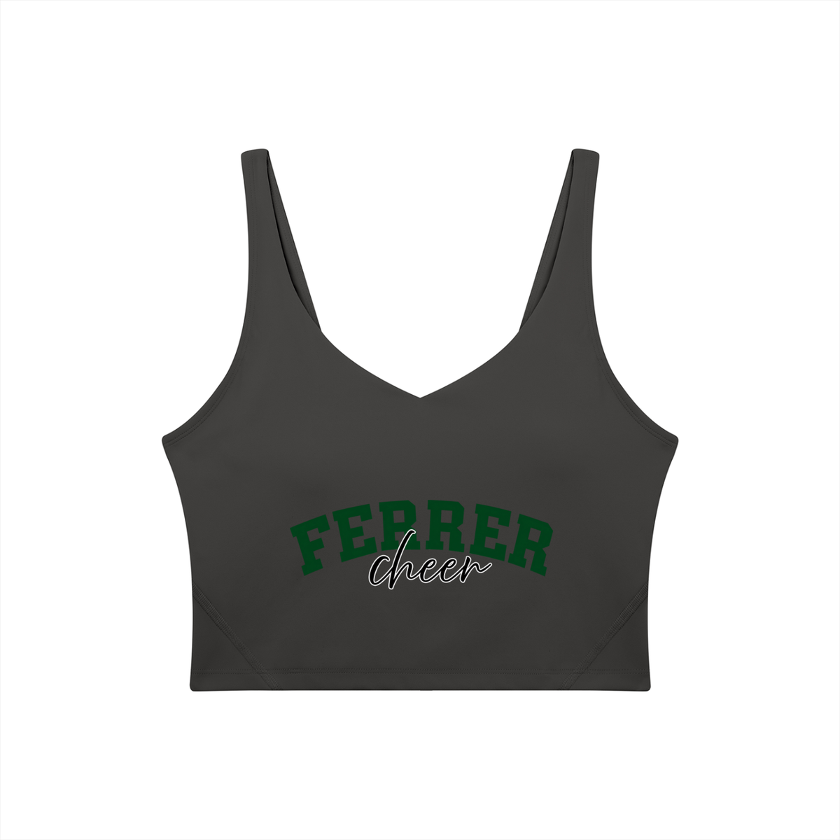 Cursive St Vincent Ferrer Women's V-Neck Yoga Sports Bra