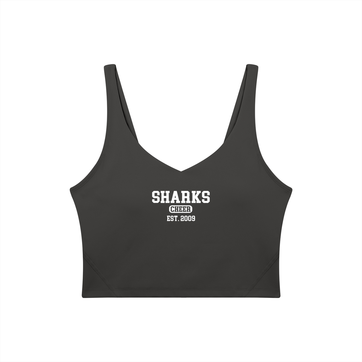 Old School Oasis Women's V-Neck Yoga Sports Bra