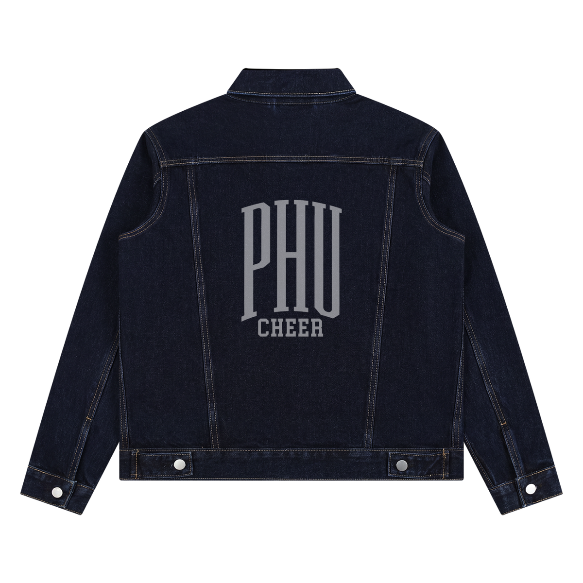 PHU Unisex Vintage ButtonvWash Denim Jacket
