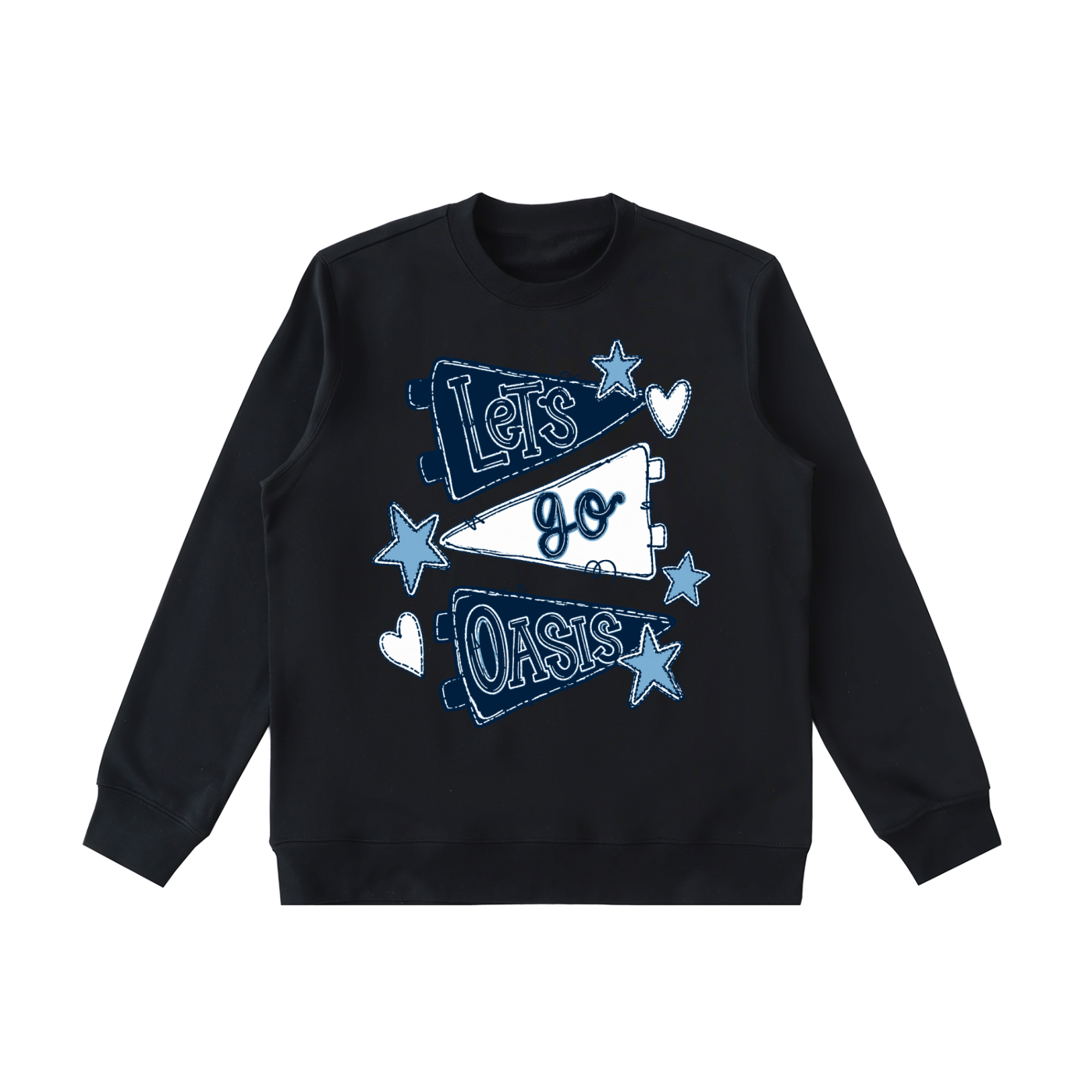 Lets Go Oasis Essential Heavyweight Crewneck Sweatshirt