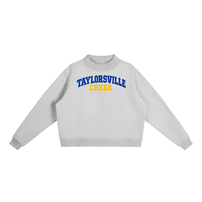 Basic 1 Taylorsville Essential Fleece Mock-Neck Crew Sweatshirt