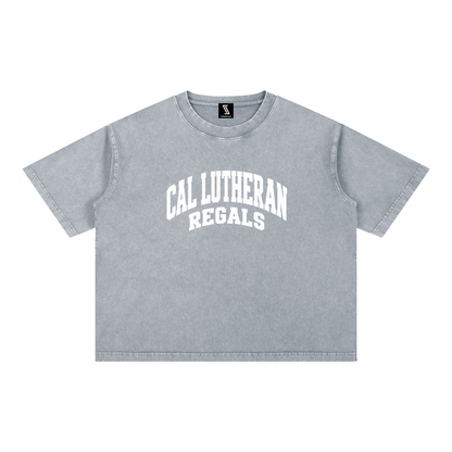Mineral Wash Boxy Cotton T-Shirt